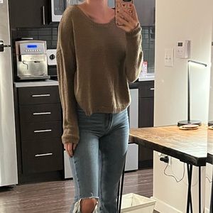 Cute Cozy Tan Sweater